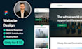 do UI UX design for figma websites, figma landing pages, website mockup design