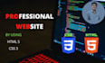 do responsive website using HTML CSS and bootstrap