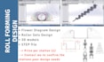 design roll forming machine, roller sets or flower diagram