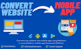 convert your website into an android or ios mobile app using webview