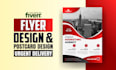 design attractive urgent flyers, leaflets, and postcards within 08 hours