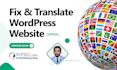 fix and translate wordpress website to multilingual using wpml plugin