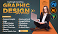 do any graphic design photoshop adobe illustrator digital art
