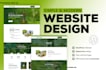 design landscaping, lawn care, farming, gardening website