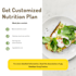 be your nutritionist or dietitian and make customized meal plan
