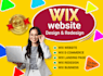 build wix landing page design and redesign wix website