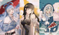 draw a retro 80s 90s anime illustration
