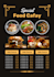 make food menu, restaurant menu and menu board design