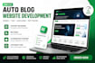 create, clone auto news, blog website in wordpress
