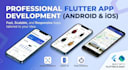 build android and ios mobile app using flutter