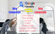 translate any language to any language through google translate