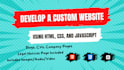 convert pdf, xd, jpeg, png, figma to html responsive website
