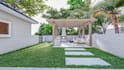 do backyard design, pool and garden design as 3d landscape architect