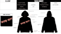 design hoodie and make tech pack