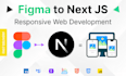 convert figma to next js responsive website with typescript