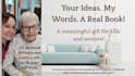 turn our conversations into a book, fun activity for seniors