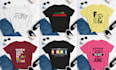 do minimalist typography and custom tee shirt design