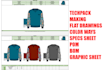 make clothing techpacks, detailed