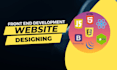 create responsive websites in html css javascript react nodejs nextjs
