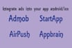 integrate ads into your mobile application