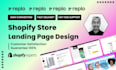 design cro shopify landing page using replo page builder