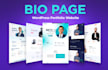 build responsive wordpress business portfolio site