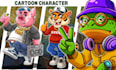 draw custom and unique mascot logo design, cartoon character for you