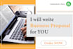 write research proposal, company proposals