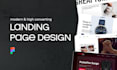 do landing page design using figma