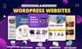build professional and responsive wordpress website development in 24 hours