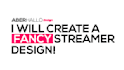 create a fancy streamer design