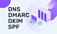 do a professional domain setup with dns dmarc dkim spf records