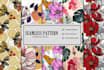 design seamless pattern, floral pattern, and geometric pattern design