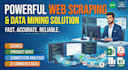 do web scraping, data mining and data extraction