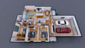 do 3d floor plan 3d modeling and rendering by an architect