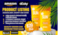 design amazon, ebay, shopify product images