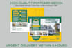 design real estate, direct mail, eddm, postcard design