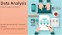do data analysis python, r studio, t test, regression