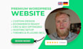 build you a premium wordpress website