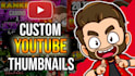 draw custom cartoon youtube thumbnail