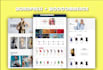 build woocommerce store and design modern wordpress website