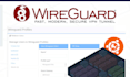 install wireguard server with gui or openvpn server on vps like digital ocean