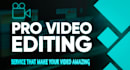 do professional video editing