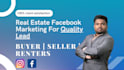 generate real estate leads by using facebook lead generation ads