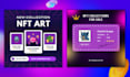 design awesome cryptopunk style nft poster, banner, cover