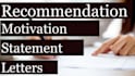 edit recommendation letter and personal statement