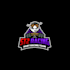 design a kart racing logo with a panda