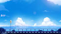 create a beautiful anime background illustration