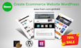 create responsive ecommerce, business website with wordpress