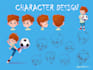 design character concepts for games, comics or animation